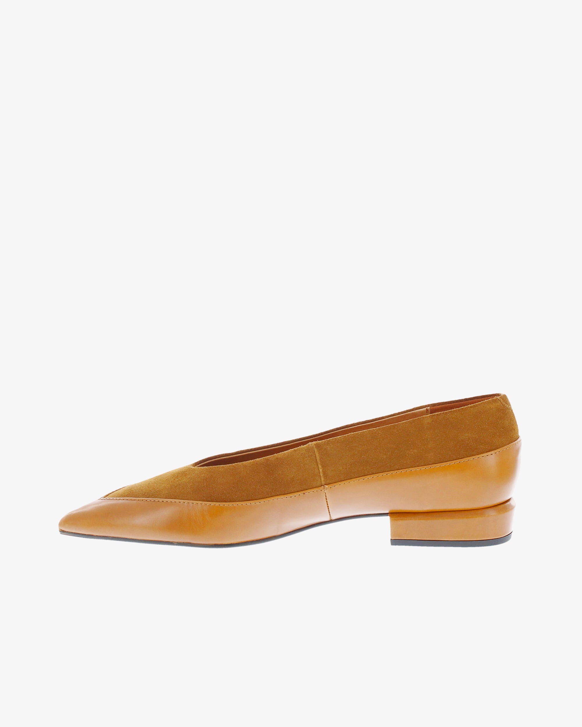 Neo Arlyn Shoe in Whisky Semi Gloss/Suede Leather inside view | colour:whisky-semi-gloss-suede-leather