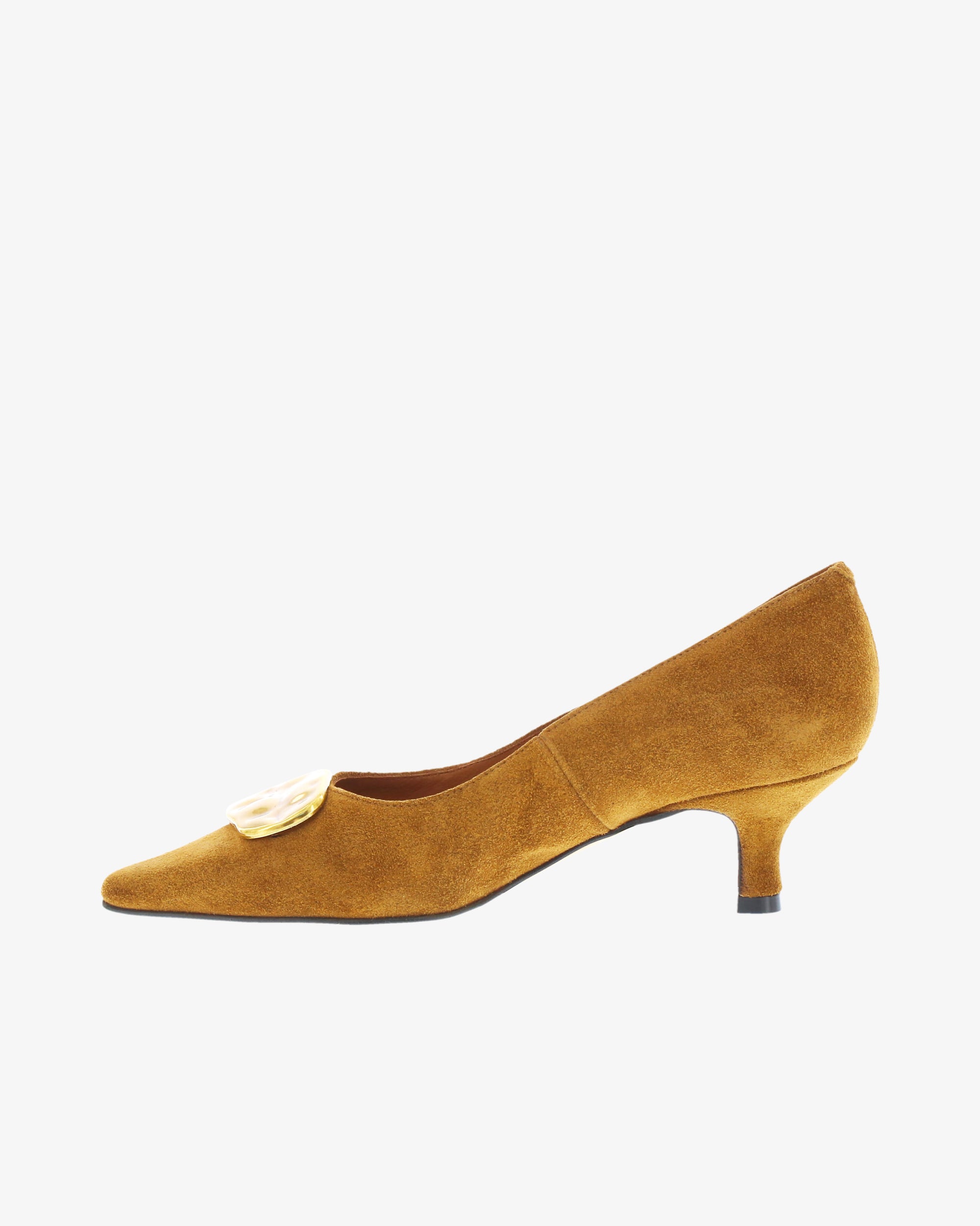 Neo Blaire Shoe in Mahogany Suede Leather inside view | colour:mahogany-suede-leather