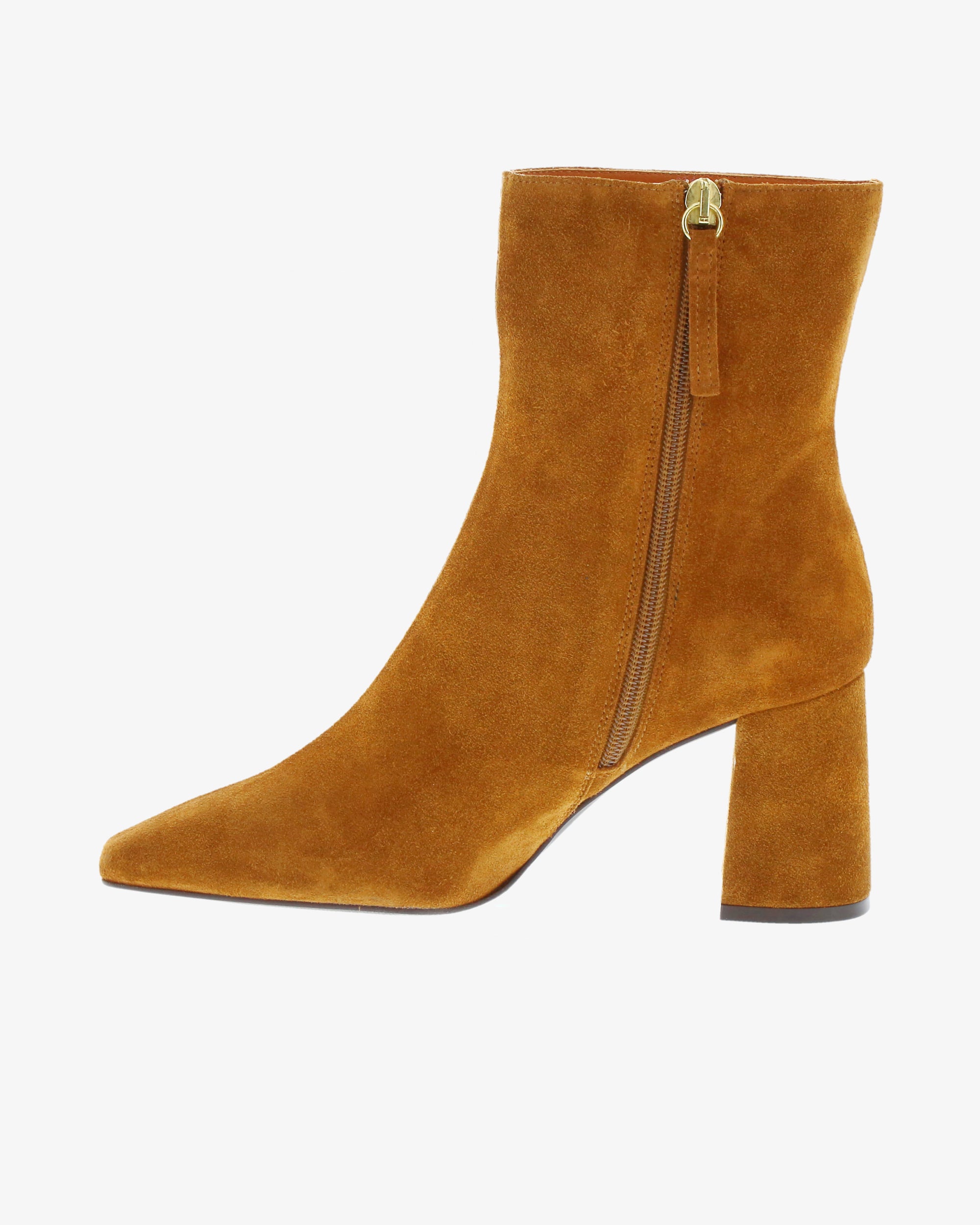 Neo Delphi Ankle Boot in Mahogany Suede Leather inside view | colour:mahogany-suede-leather