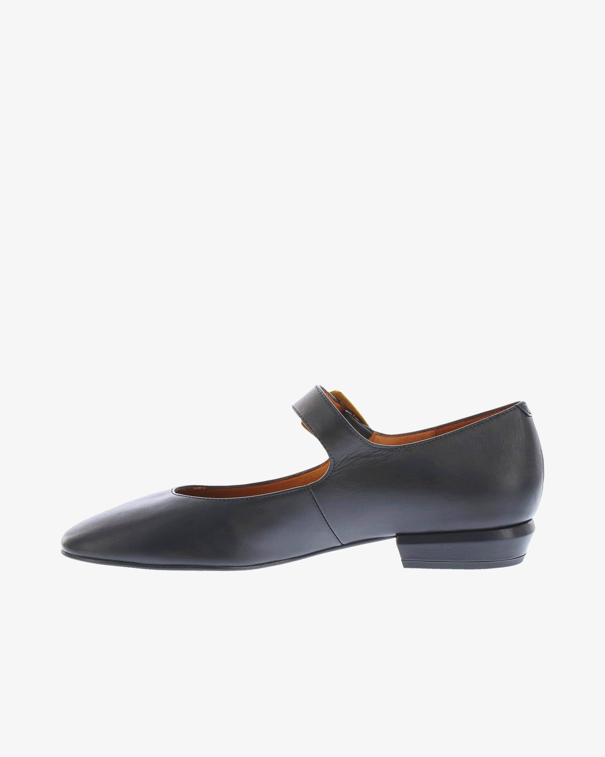 Neo Elowyn Flat in Black Napa Leather inside view | colour:black-napa-leather