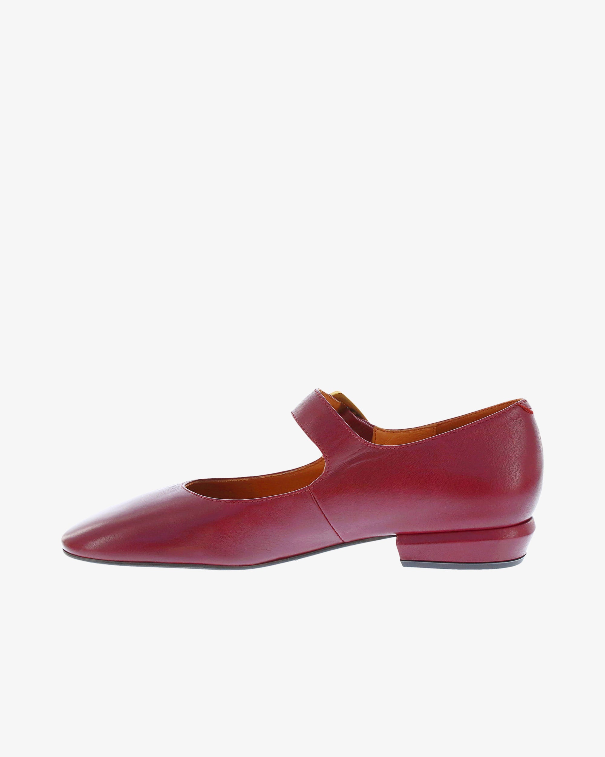 Neo Elowyn Flat in Wine Napa Leather inside view | colour:wine-napa-leather