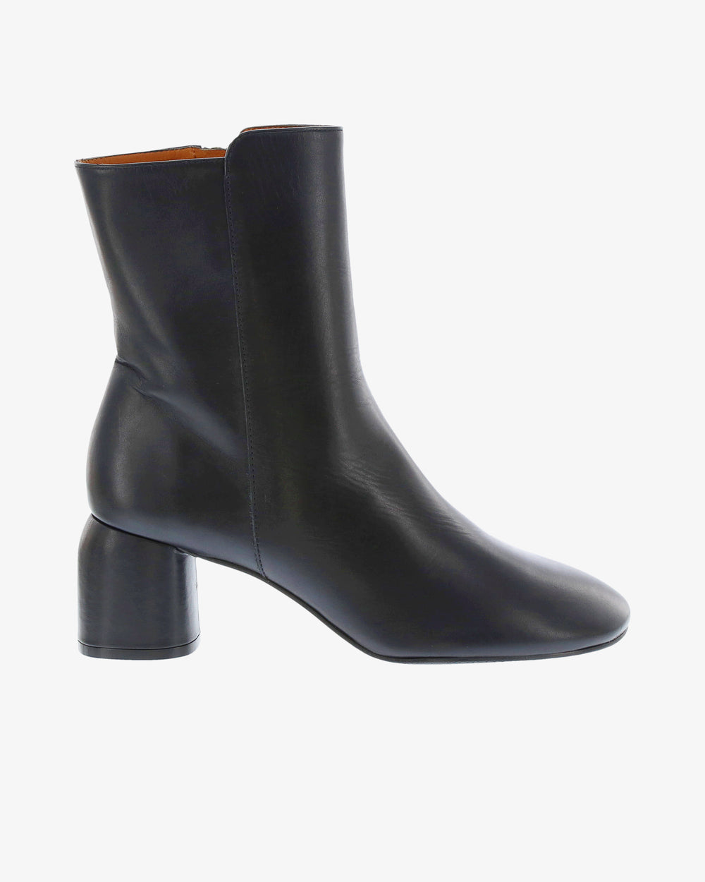 Neo Fleur Ankle Boot in Black Napa Leather side view | colour:black-napa-leather