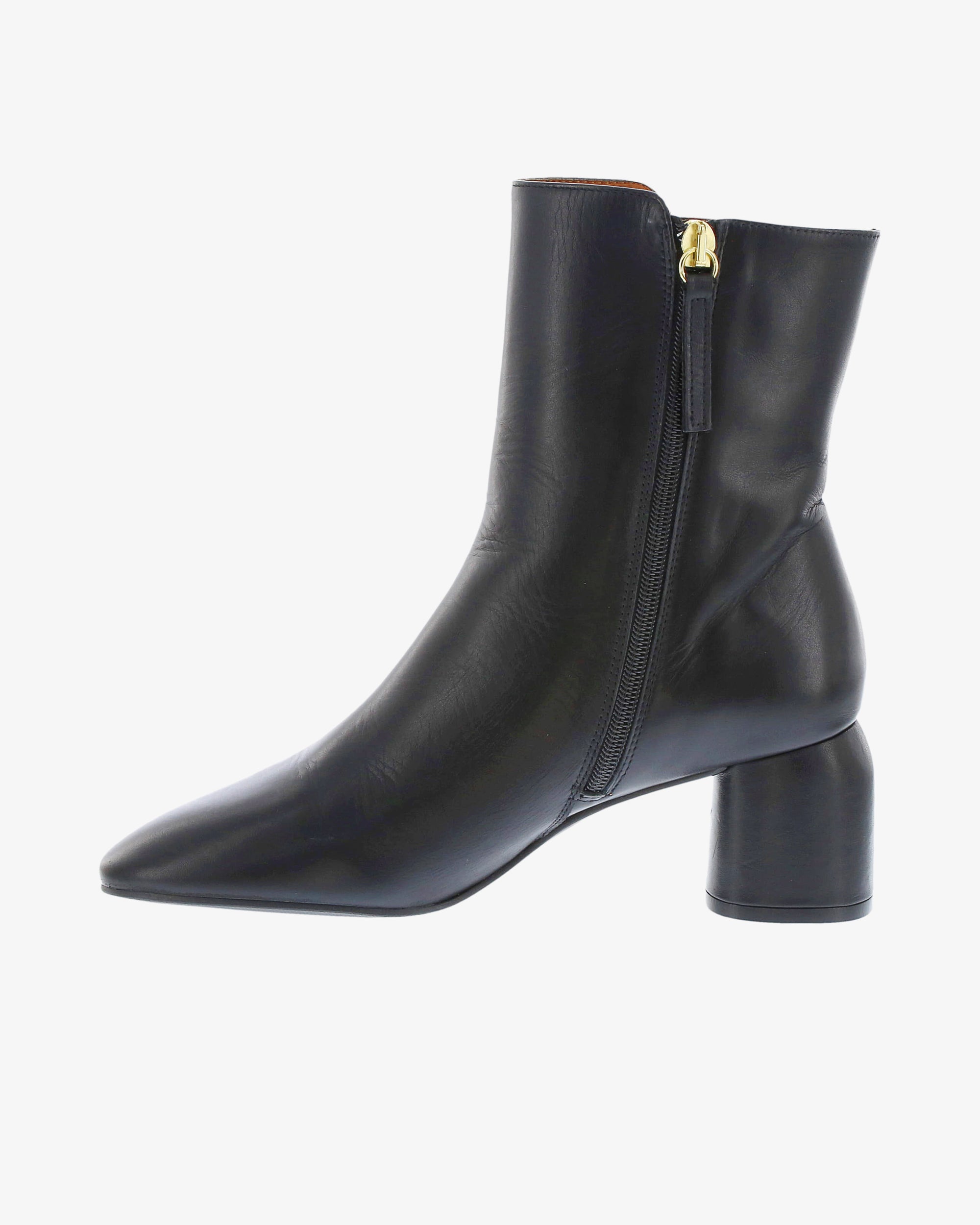 Neo Fleur Ankle Boot in Black Napa Leather inside view | colour:black-napa-leather