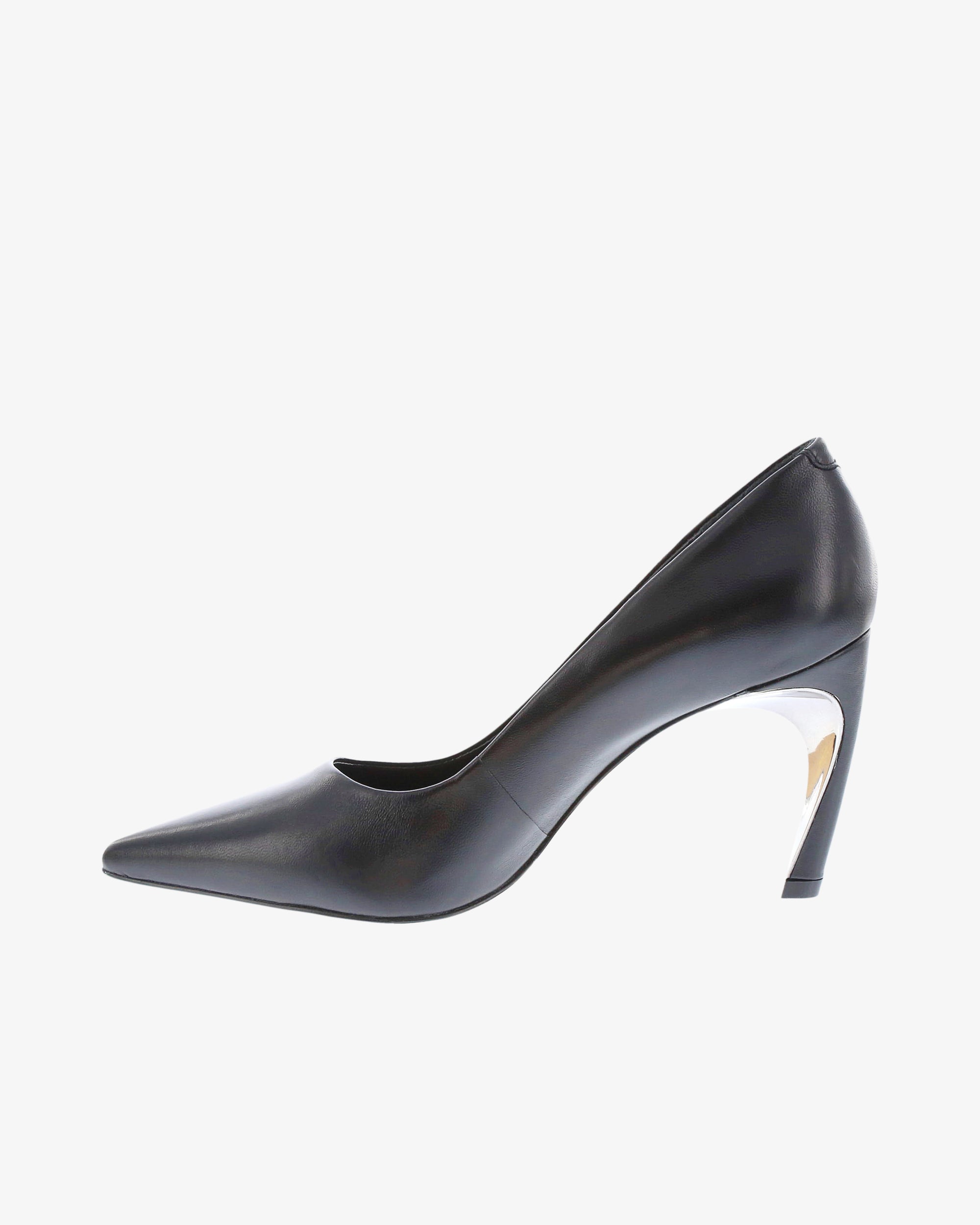 Neo X Xahara Heel in Black Napa Leather inside view | colour:black-napa-leather