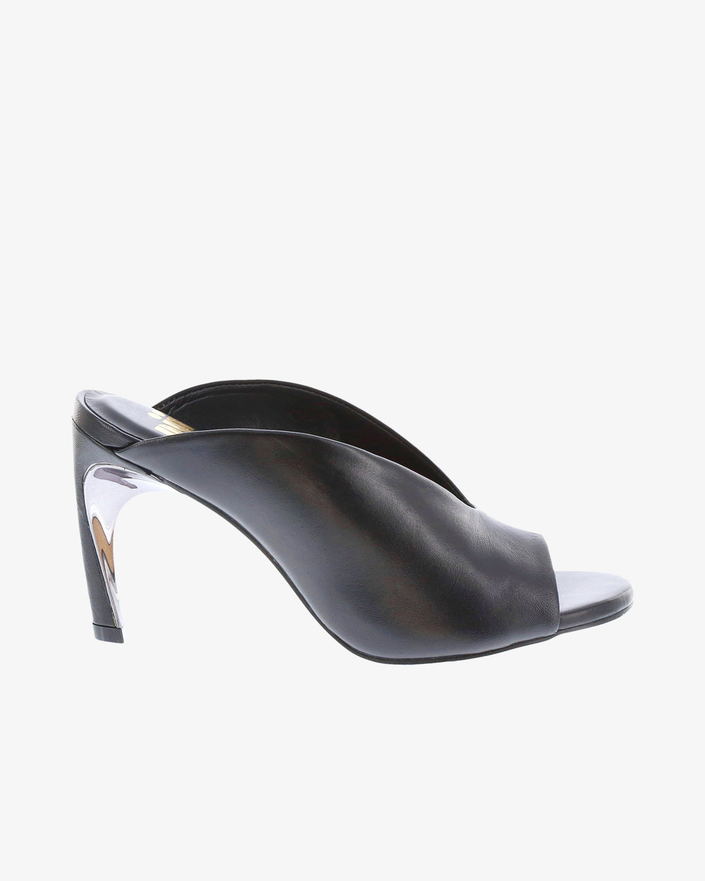 Neo X Xalina Heel in Black Napa Leather side view | colour:black-napa-leather