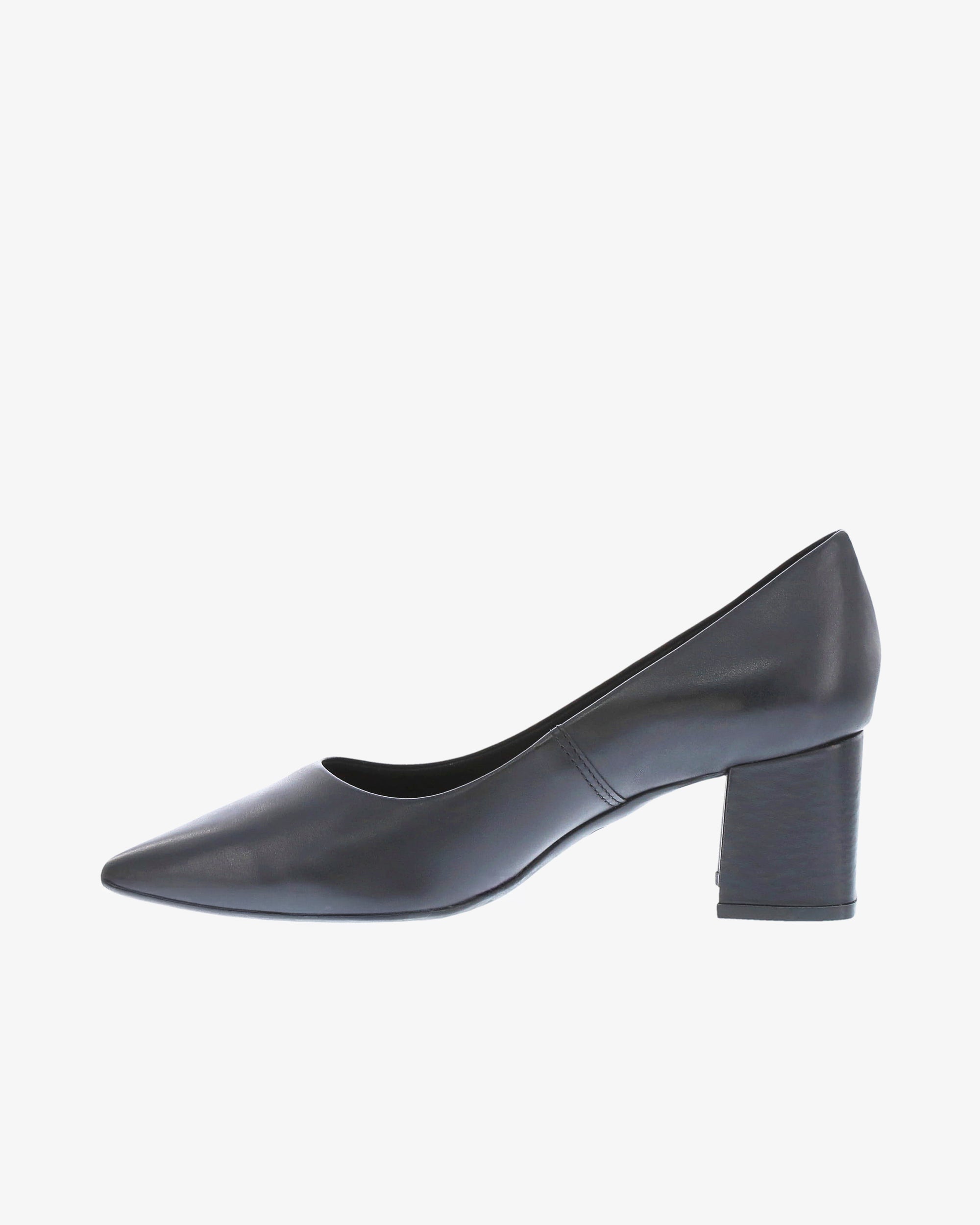 Nu by Neo Lunara Heel in Black Smooth Leather inside view | colour:black-smooth-leather